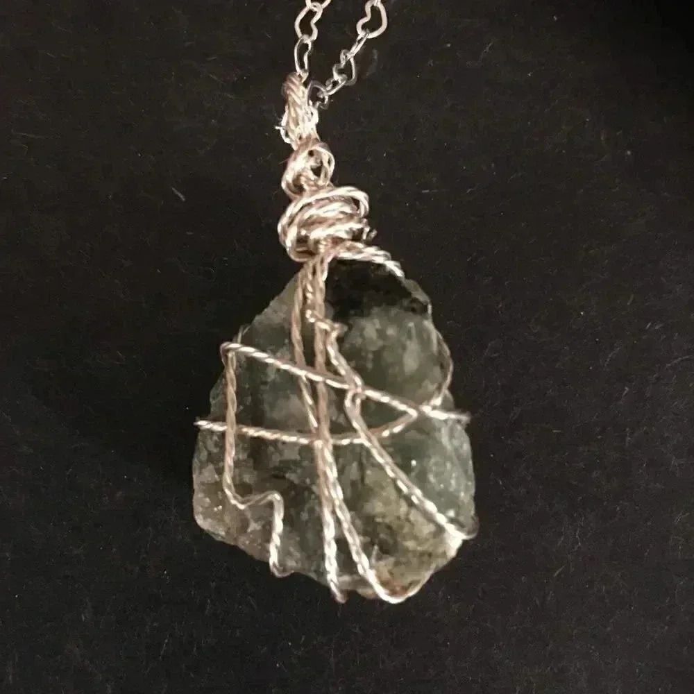 Gorgeous raw Mossagate gem 